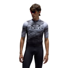 Oakley Fahrrad-Trikot Icon Training Jersey (Road Performance) Print schwarz/hellgrau Herren